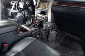 Lexus GX 460 Center Console Molle Panels & Digital Device Bridge - Driver & Passenger Side - DV8 Offroad - 2010